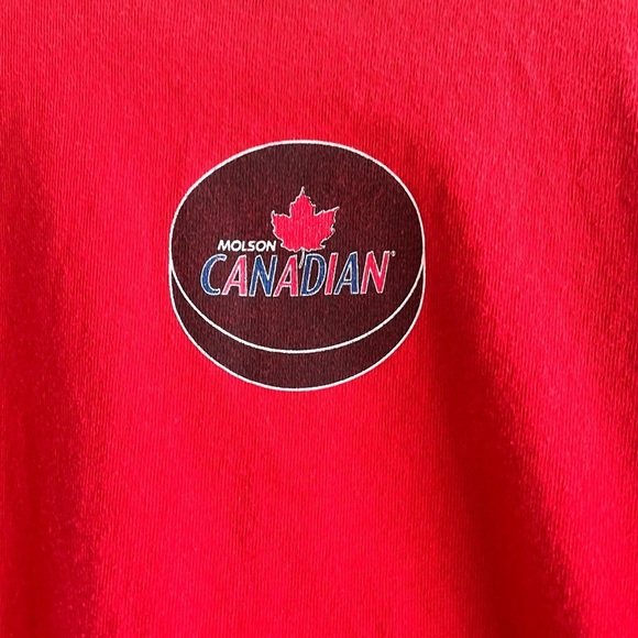 Vintage 1990s Molson Canadian Beer T-Shirt ❄️ 3 for $20 - Picture 6 of 6